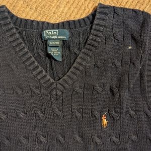 Ralph Lauren Navy Blue Sweater Vest